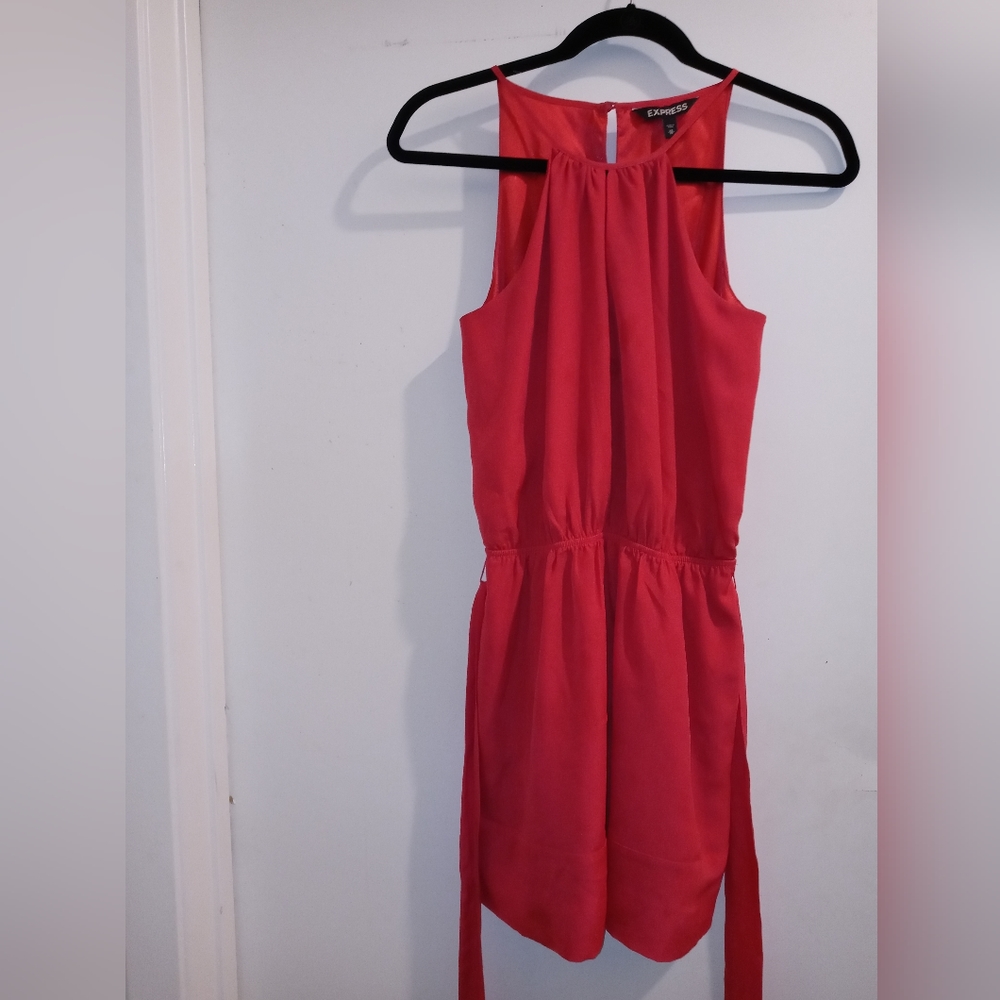 Express red dress